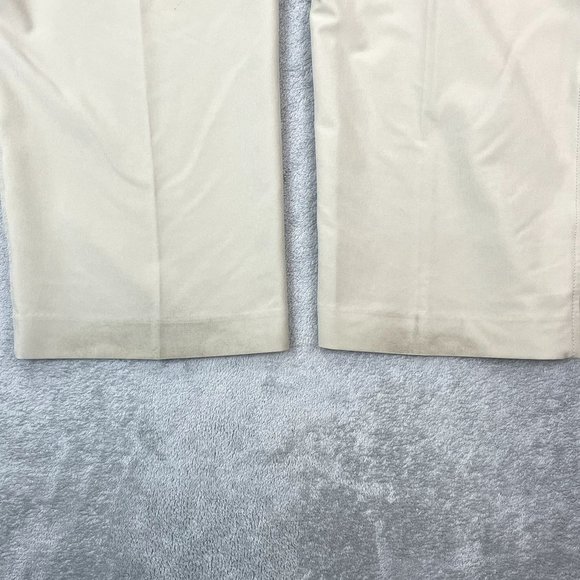 FootJoy Golf Performance Stretch Mens Pleated Tan Pants Athletic Casual 38x30 - Picture 8 of 10